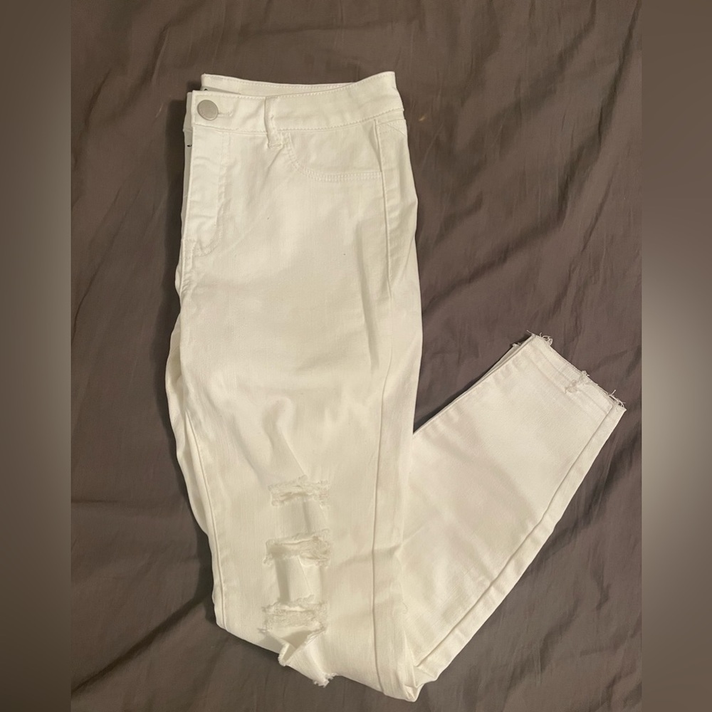 White Ripped Jeans